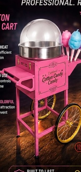 Cotton candy cart