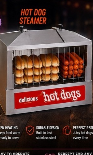 Hot dog warmer